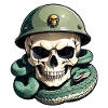 serpent squelette et tatouage