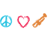 Peace Love Trumpet