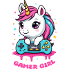 Licorne Gamer Fille