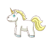 Süßes kleines Einhorn