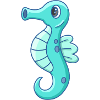 Mignon petit hippocampe