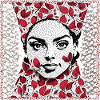 Heiße Foral-Pop-Art