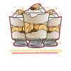 Bananenpudding Bananen-Pudding Geschenk