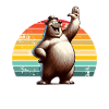 Greetings Bear Huhu Hello