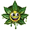smiling cannabis