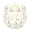 He is Risen Cross & Light