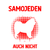 Samojede nicht mögen Schlittenhund