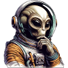 Alien Cosmonaut Space Adventure