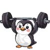Penguin Dumbbell Workout Strong