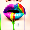 Rainbowkissmund 18