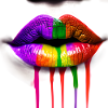 Rainbowkissmund 34