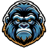 Mascot Gorilla Head