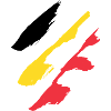Belgium Flag Style Stripes