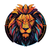 Geometrical Lion 1
