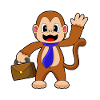 Porte-documents Monkey Entrepreneur