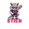 Lacrosse Coach Fear Stick Racoon