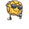 Dancing Ginger Biscuit With Sunglasses