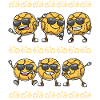 Dancing Ginger Biscuit With Sunglasses