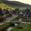 Petite ville idyllique