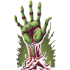 Resurrected Zombie Comic Illustration