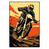 Motorcycle Illustration Motocross