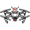 Drone Icon Silhouette