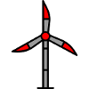 Icône d’usine d’éolienne d’éolienne