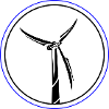 Windkraft Symbol Windrad