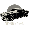 74 Klassisches Muscle-Car-Auto