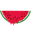Free Palestine bloody melon