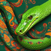 Green Snake Reptile