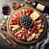 Serrano ham and cheese