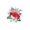 Red Floral Y Letter