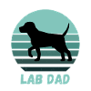 Lab Dad Labrador Retriever Labbi Father's Day Dog Fun