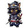 Ninja Cat - Samurai Kitten