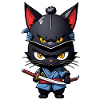 Ninja Cat - Samurai Kitten