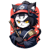 Ninja Cat - Samurai Kitten