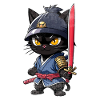 Ninja Cat - Samurai Kitten