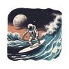 Astronaut surfer
