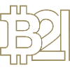 Bitcoin Silhouette Taschenformat