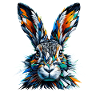 Polygon Art Jackrabbit Jackrabbits