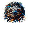 Lazy Sloths Heart Sloth Bear