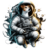 Astronaut Jack Russell Terrier Gift