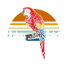 Parrot Flying Tropics