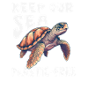 Keep Our Sea Plastic-Free Turtle