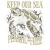 Keep Our Sea Plastic-Free Turtle