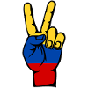 Colombia Flag Peace Symbol