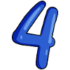 4 Nombre en bleu