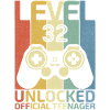 Level 32 Unlocked official teenager