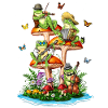 Mushroom Frogs